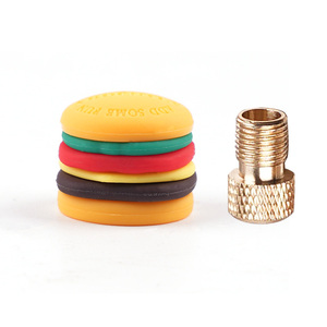 Ardently PK001 20*17mm <span class=keywords><strong>Bouchon</strong></span> <span class=keywords><strong>de</strong></span> <span class=keywords><strong>valve</strong></span> en caoutchouc anti-poussière pour chambre à air <span class=keywords><strong>de</strong></span> vélo (type Hamburger) Accessoires pour vélo <span class=keywords><strong>de</strong></span> route, <span class=keywords><strong>BMX</strong></span>, VTT - Product Image 1