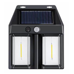 Solar Outdoor Wall <b>Light</b> <b>Led</b> <b>Motion</b> <b>Sensor</b> Waterproof Garden Patio Lamp Warm <b>Light</b> 50000 Hours Lifespan - Product Image 1