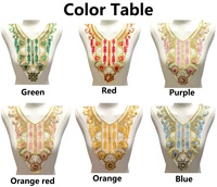 Nouveau Design Couleurs Broderie Paillettes Corps Dentelle Applique Patches pour Robes LT2854A