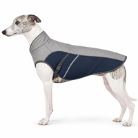 Manteau pour chien en nylon couleur unie coupe-vent style sport d'hiver Vêtements pour chiens
