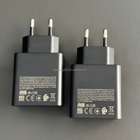 Nuevo Adaptador de 60 Vatios T6010 PD, Cargador de Pared Negro con Enchufe US/EU, Adaptador de Corriente USB C para Samsung Galaxy S26 Ultra S25