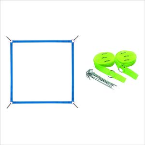 EASTOMMY ET-760051 16*8m सुरक्षा वॉलीबॉल सीमा लाइन मानक कोर्ट लाइन के लिए खूंटे के साथ समुद्र तट वॉलीबॉल - Product Image 6