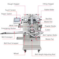 Machine à boules d'énergie automatique : Poids réglable de 10 à 180 g, 20 à 120 pièces/min, moules remplaçables, acier alimentaire 304, commande tactile