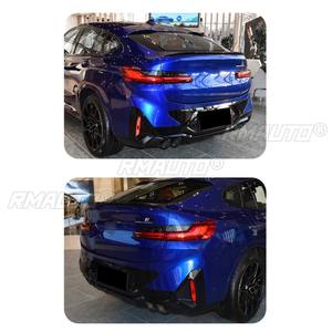Diffuseur de pare-chocs arrière noir brillant pour BMW X4 G02 2022+ - Accessoire de modification automobile - Product Image 6