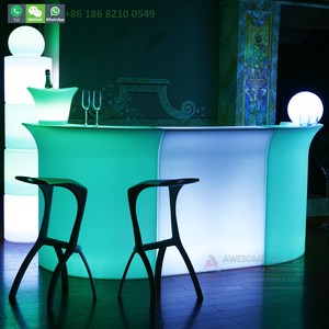 Đèn <span class=keywords><strong>Led</strong></span> Dạng Mô-đun Độc Quyền Quầy <span class=keywords><strong>Bar</strong></span>/Quầy <span class=keywords><strong>Bar</strong></span> Di Động Được Chiếu Sáng/Quầy <span class=keywords><strong>Bar</strong></span> Đồ Nội Thất Bằng Nhựa Pin Lithium Hiện Đại Có Thể Sạc Lại - Product Image 3