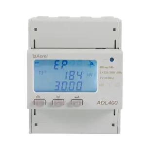 Acrel-medidor de panel solar ADL400 RS485 modbus, medidor de potencia de CC con ct s y medidor de potencia de cableado con ct