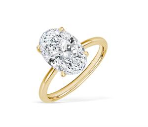 Anelli di Coppia <span class=keywords><strong>Solitario</strong></span> in <span class=keywords><strong>Argento</strong></span> Sterling S925 con Diamante Moissanite VVS1 di Alta Moda per Fidanzamento e Matrimonio - Product Image 3