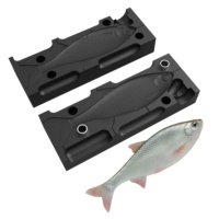 Moule à leurres souples en plastique, injection personnalisée, appât réaliste pour la pêche au bar, fabrication de matériel de pêche DIY, résistant à la chaleur