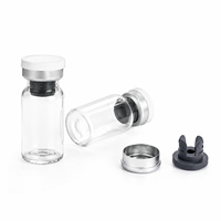 Yiheng 6R 6ml Flacon en verre transparent avec bouchon en caoutchouc et capuchon en aluminium, résistant aux acides, pour remplissage pharmaceutique et emballage stérile