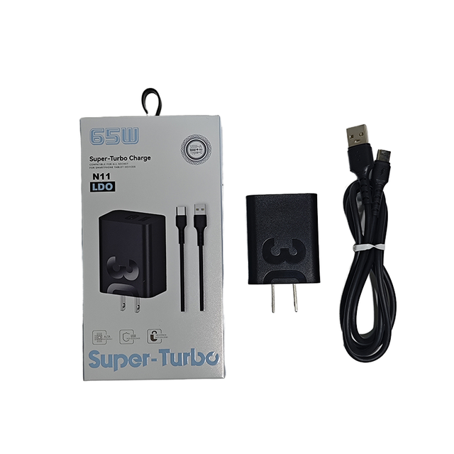 New Product N11 2 in 1 A+C 15W 25w USB&Type C Charger With Micro Type C Cable Fast Charging Wall Charger Adapter