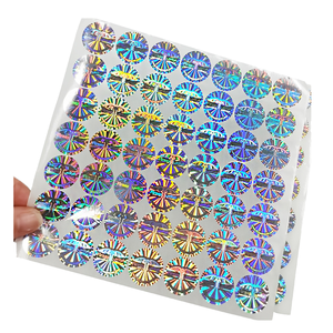 Custom Adhesive <b>Security</b> Holographic Tamper-Proof Label <b>Sticker</b> with PET Material Hologram Laser Design - Product Image 4