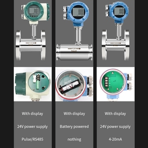 Tampilan Digital cerdas aliran aliran turbin cairan pipa Air jenis untuk metanol pengukuran etanol OEM didukung untuk minyak udara <span class=keywords><strong>Gas</strong></span> - Product Image 4