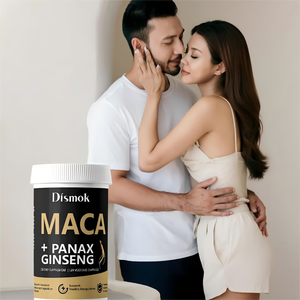 Compresse Premium di Maca Nera e Ginseng Dismok, 2 Compresse/Giorno, Formula Naturale, 120 Compresse/Flacone, Migliora l'Immunità, Integratore Energetico per Adulti - Product Image 1