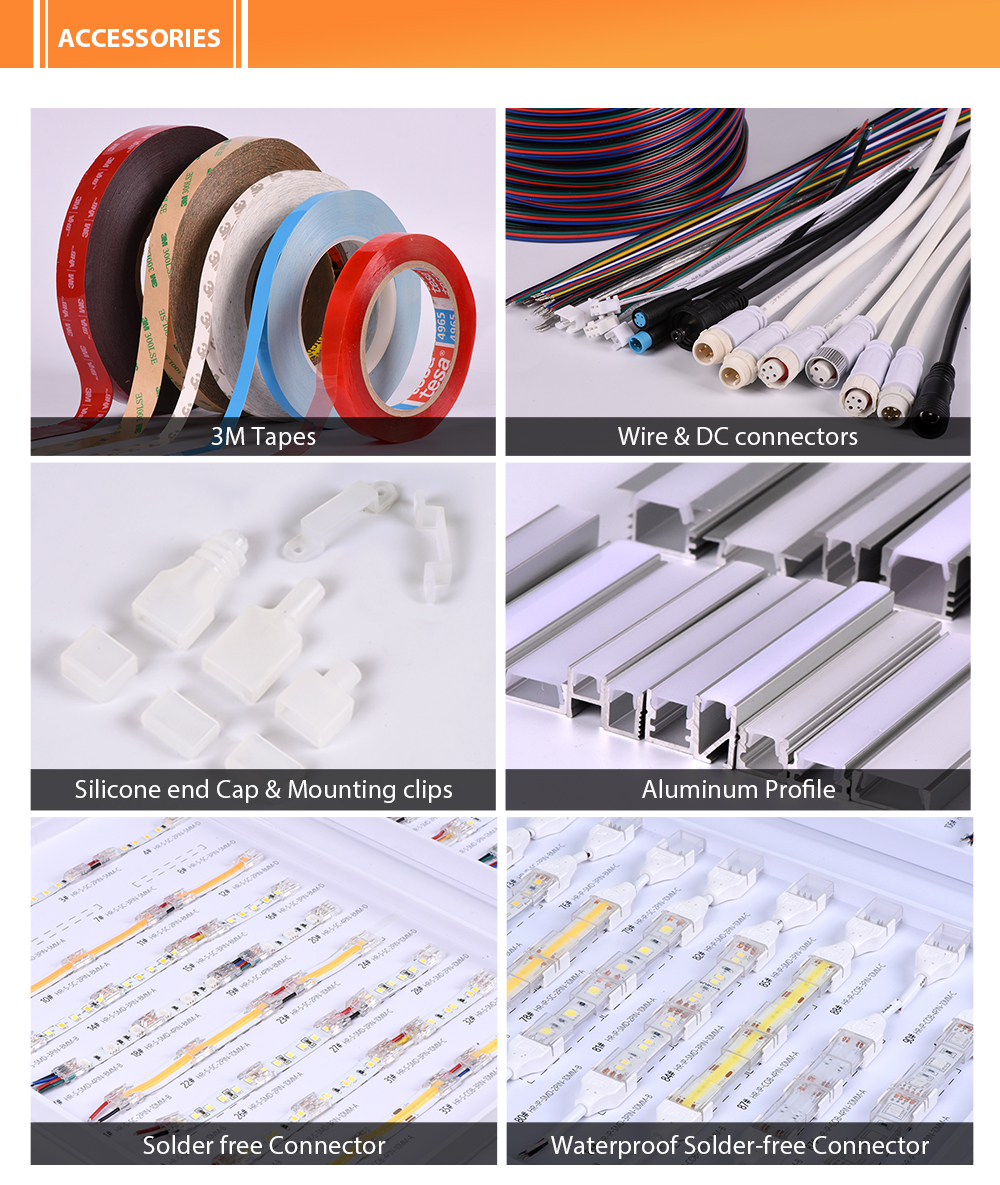 New Design 5M SMD2835 Led Strip 120Leds/m  Led Strip Light IP67 Waterproof Led Light Strip Flexible Room Decor Lightings