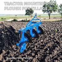 Charrue à disques pour tracteur, matériel agricole pour le travail du sol, équipement de culture agricole robuste pour les champs