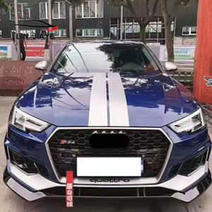 Kit de carrosserie automobile de haute qualité pour <span class=keywords><strong>Audi</strong></span> A4 B9 modifié en pare-chocs avant de style <span class=keywords><strong>RS4</strong></span> avec calandre en matériau PP 2017-2019 - Product Image 2