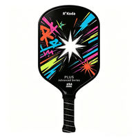 Vente en gros de raquettes de pickleball en fibre de verre durables et portables de 16 mm avec noyau en nid d'abeille en PP, légères, fourniture d'usine