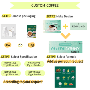 Originele Collageenkoffie Met Zoete Chocoladesmaak Chiazaad Verpakt Populaire Grensoverschrijdende Buitenlandse Handel Oploskoffie In Zak - Product Image 3