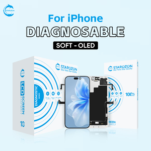 Starozon การวินิจฉัยหน้าจอสัมผัส ltpo แบบอ่อน OLED แบบดิจิทัลไม่มีข้อความส่วนที่ไม่รู้จักสำหรับ <span class=keywords><strong>iPhone</strong></span> <span class=keywords><strong>13</strong></span> 14 15 16 17 Plus <span class=keywords><strong>Pro</strong></span> MAX - Product Image 2