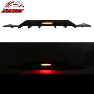 Becquet arrière pour Hyundai Elantra 2021-2023, style IKON, diffuseur noir mat, accessoires automobiles en PP - Product Image 5