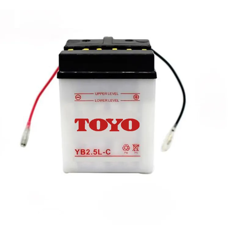 TOYOYB2.5L-C A Secco Carica di lunga vita di piombo acido della batteria del motociclo