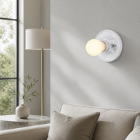Douille de lampe E27 en plastique à montage en surface, corps entièrement en céramique, support mural pour éclairage intérieur domestique
