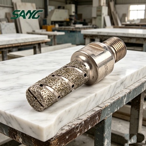 Foret diamanté CNC SANG à longue durée de vie pour le traitement du marbre, du granit et du quartz - Product Image 1
