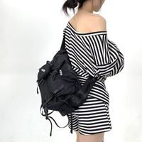 Sac bandoulière personnalisé Y2K pour femme avec boucle à pompon, sac à main rétro style Spicy Girl