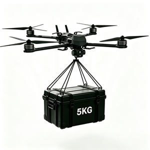 โดรน Z13D ขนาด 13 นิ้ว พับเก็บได้ FPV รองรับน้ำหนัก 5 กก. กล้องคู่พร้อมกิมบอล 3 แกน ติดตามด้วย AI ระยะไกล 15 กม. ระบบ GPS โดรนสำหรับงานอุตสาหกรรมและการแข่งขัน - Product Image 1