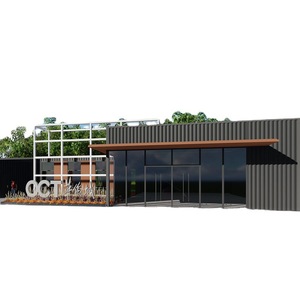Casa Contenedor de Estructura de Acero, Oficina Rectangular, Diseño Industrial, Grosor Estándar, Solución Integral - Product Image 1