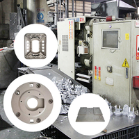 Pièces de machine de moulage sous pression en aluminium et zinc avec traitement de surface personnalisé, prix usine, pour boîtiers électromécaniques