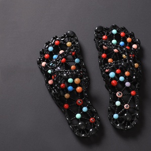 Sandales de moxibustion antidérapantes pour l'intérieur Sandales de massage des pieds pour la réflexothérapie d'été avec prévention de la glissance - Product Image 5