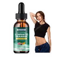Ausreson OEM Gouttes Liquides de Drainage Lymphatique, Extrait de Soutien Immunitaire, Complément Herbal, Gouttes Liquides de Drainage Lymphatique