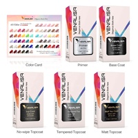 VENALISA 7.5ml 65 pcs/Set VIP4 Date Hema Free UV Gel Polish Kit Soak Off Nail Gel Set Manucure Tool Set