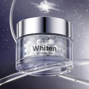 KORMESIC - Crema Facial Vegana Blanqueadora con Perlas de 70g, Niacinamida Coreana, Antienvejecimiento e Iluminadora, Marca Privada al por Mayor - Product Image 1