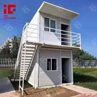 Maison préfabriquée chinoise à prix d'usine, maison conteneur étanche préfabriquée à 2 étages en kit pour bureau