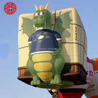 Balão Inflável Comercial com Impressão de Logotipo para Publicidade em Parques de Diversões