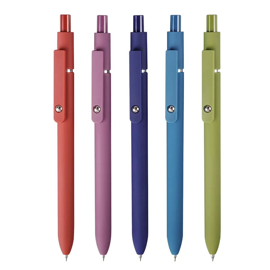 Canetas de gel coloridas personalizadas RTS BTG, canetas de gel coloridas personalizadas para escola, conjunto de artigos de papelaria com cores Morandi, venda por atacado na Amazon