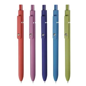 RTS BTG Custom Stationery Color Pen Gel Pens Wholesale Amazon Hot Selling Morandi Colors Gel Pen School Supply Stationery Set