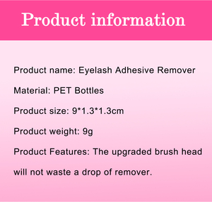 Wholesale Fast Dissolve Diy Lash Clusters <b>Remover</b> Eye Customize Strip Lash Glue Remove Private Label Liquid Eyelash Glue <b>Remover</b> - Product Image 6