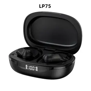 2024 Lp75 Tws Headphones Smart Noide Hifi Sound Quality Earphone Long Battery Life With Mic LED Display