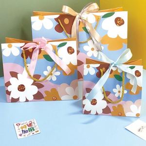 Luxury Premium Eco-Friendly Lightweight Durable Paper Clothing Packaging <b>Bags</b> Gift <b>Bag</b> Ribbon Handle for Shopping Wedding <b>Sweets</b> - Product Image 3