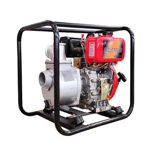 Bomba De Água Diesel Premium Motor diesel refrigerado a ar para agricultura Início manual ou elétrico de 3 polegadas