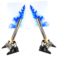 Machine à effet de scène de canon de confettis en papier coloré pour les mariages et le sexe révèlent des décorations de fête de douches de bébé