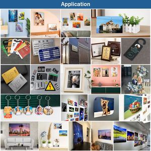 Láminas de Aluminio para Sublimación, Blancas Brillantes, de 1.1 mm de Grosor, para Impresión en Metal, Ideales para Decoración de Paredes con Fotos - Product Image 5