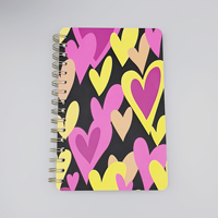 Carnet à spirale multifonctionnel A4 en papier ordinaire, pliable à 360 degrés, pour artiste et studio