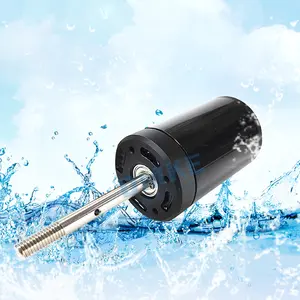 BeUDMKE Profundidad permitida bajo el agua 35-50M 12V 500W Motor giratorio a prueba de agua Motor de CC sin escobillas impermeable para barco