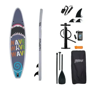 Köpekbalığı yumuşak üst sörf tahtası surfboard balıkçılık jet elektrikli kürek kurulu şişme sörf çantası