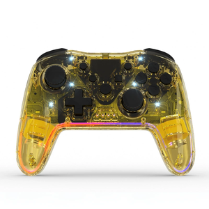 2,4g inalámbrico RGB <span class=keywords><strong>Gamepad</strong></span> para Switch Game Console De Jeux PC Joystick controlador móvil seis ejes giroscopio Dual vibración NS015 - Product Image 4
