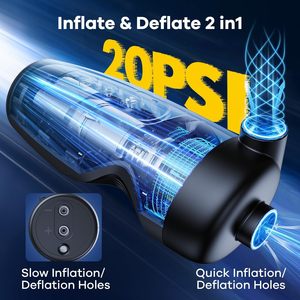 Práctica Bomba de Aire Eléctrica Recargable de 12V para SUP, <span class=keywords><strong>Compresor</strong></span> de 20 PSI, Inflador de Neumáticos para Tabla de Paddle Surf, ABS, Inflado en el Agua - Product Image 5